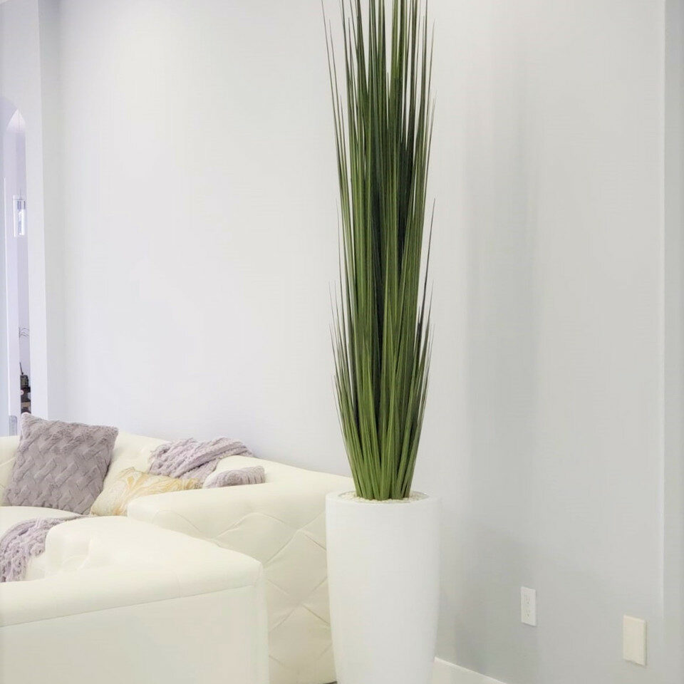 Large Dax Vase with Rush Grass – Evervale