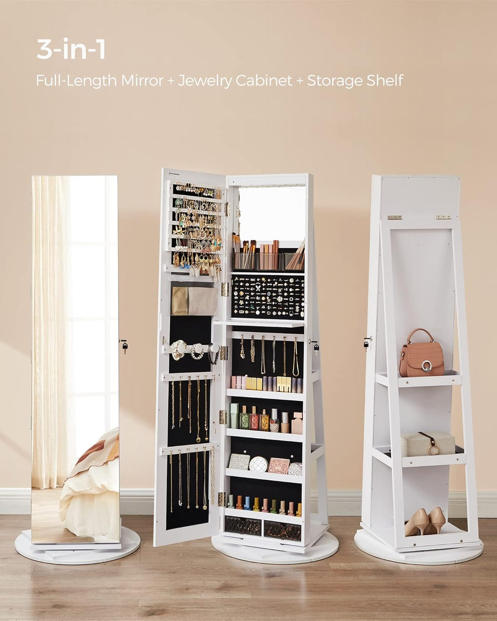 Mirror with Shelf and Jewelry Box – Evervale