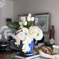 Striped Inca Vase with Mixed Flower Bouquet – Evervale