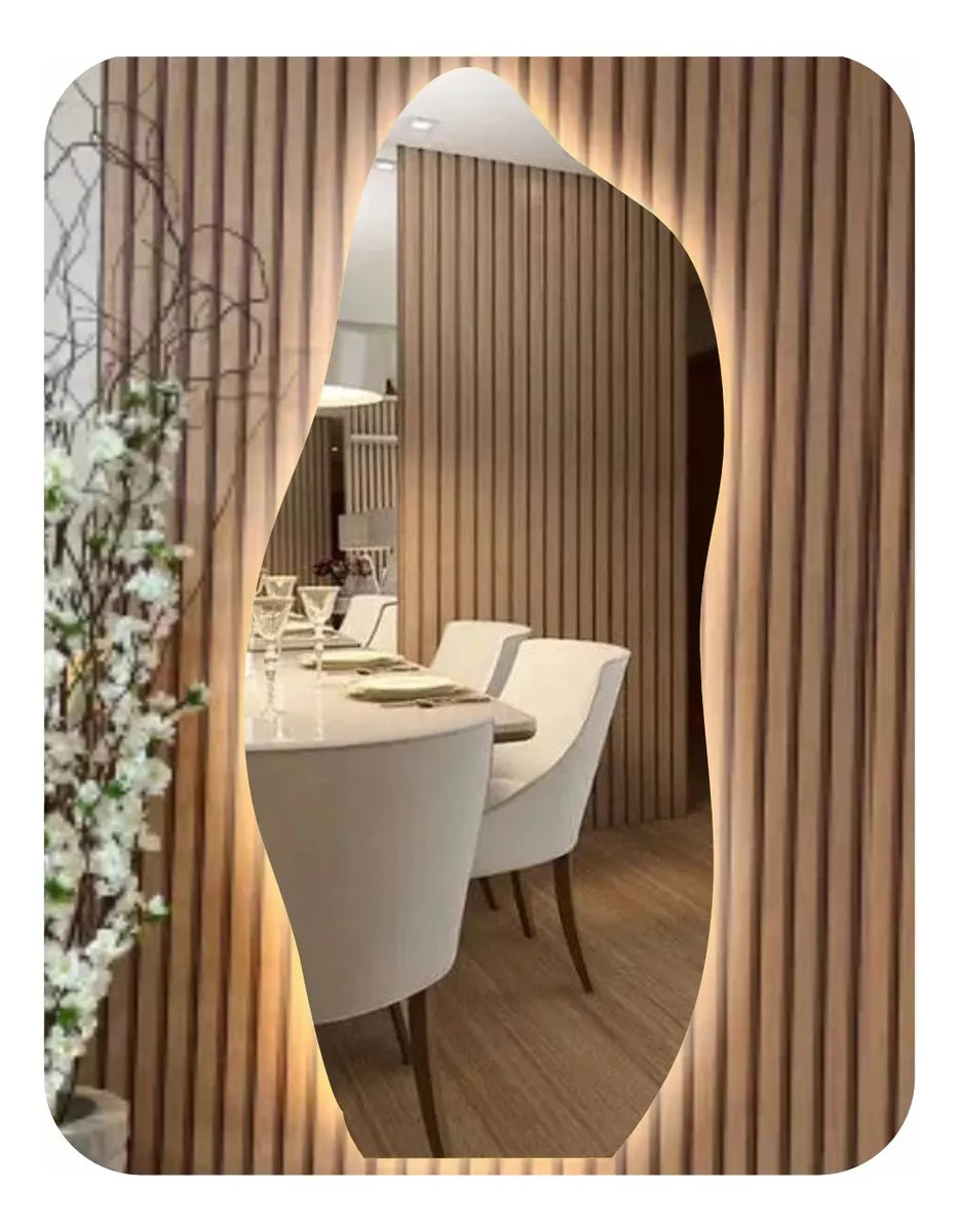 Organic LED Mirror 160 × 60 Modern Luxury Decorative – Evervale