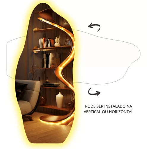 Organic Mirror 170 × 70 LED Full Body – Evervale