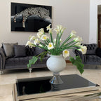 Elegant Vase with Multiple White Calla Lilies – Evervale