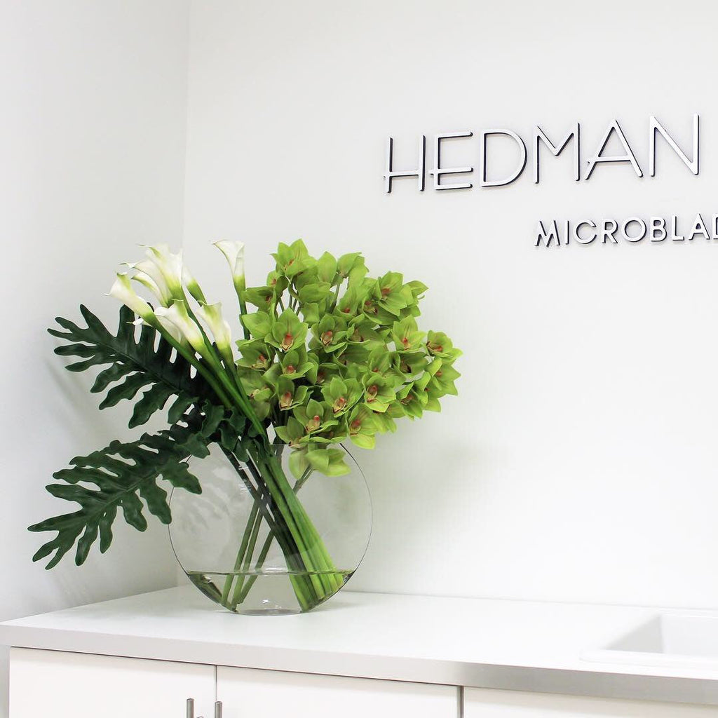Lunar Vase with Green Cymbidiums and Callas – Evervale