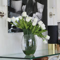 Lunar vase with white tulips – Evervale