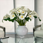 Elegant Vase with Multiple White Calla Lilies – Evervale