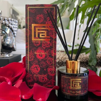 Home Fragrance "Rose Fatale" with Fragrance Sticks – Evervale