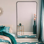 Full-Length Rectangular Mirror with Rounded Edges I 170 × 90 cm – Evervale