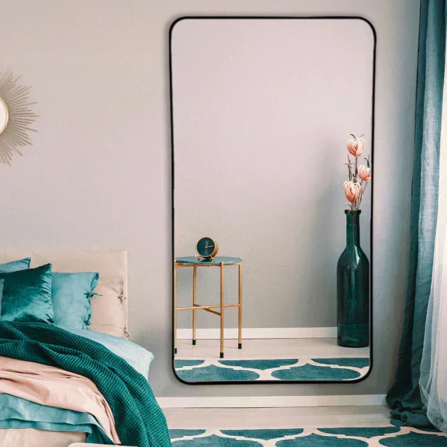 Full-Length Rectangular Mirror with Rounded Edges I 170 × 90 cm – Evervale