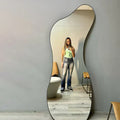 Full-Length Curved Mirror 170 × 70 cm – Evervale