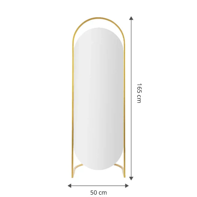 Glam Floor Mirror 50 × 165 cm – Evervale
