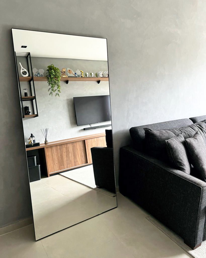 Light Floor Mirror 1.82 × 0.90 m – Evervale