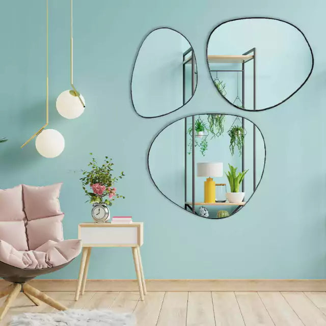 Trio Drop Mirror 165 × 150 cm – Evervale