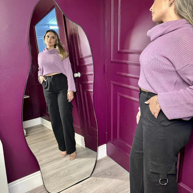 Full Body Fire Mirror 170 × 70 cm – Evervale