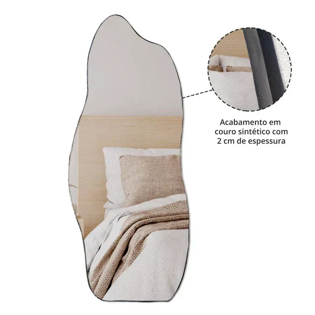 Full Body Fire Mirror 170 × 70 cm – Evervale