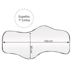 Serenity Living Room Mirror 160 × 80 cm – Evervale