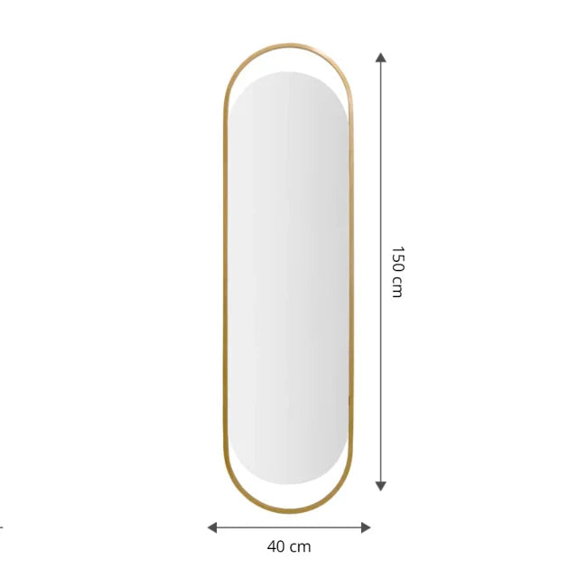 Glam Capsule Mirror G 150 × 40 cm – Evervale