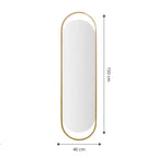 Glam Capsule Mirror G 150 × 40 cm – Evervale