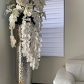 Cascading Phalaenopsis Orchids in Extra Tall Hammered Vase – Evervale