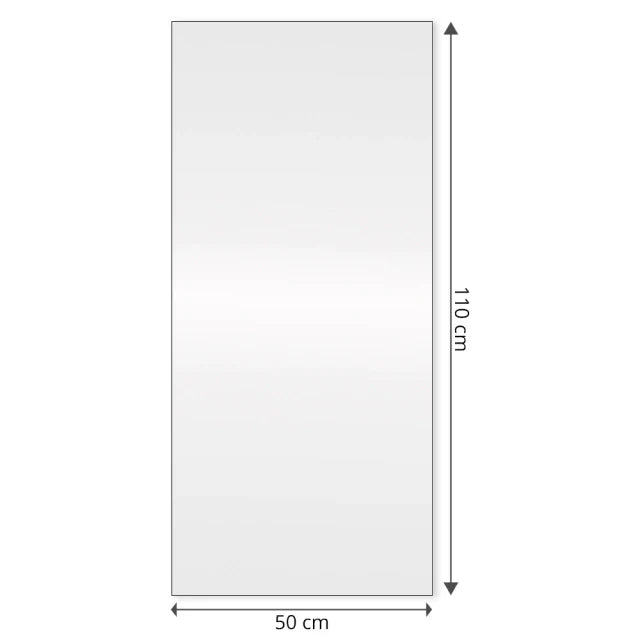 Slim Rectangular Mirror 50 × 110 cm – Evervale