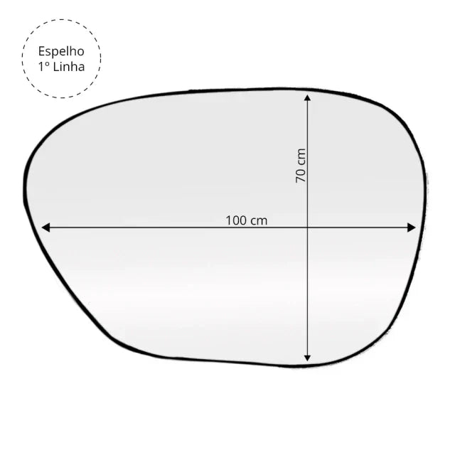 Rocha Mirror 100 × 70 cm – Evervale