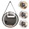 Round LED Mirror 3 Colors with Adnet Strap 45 cm – Evervale