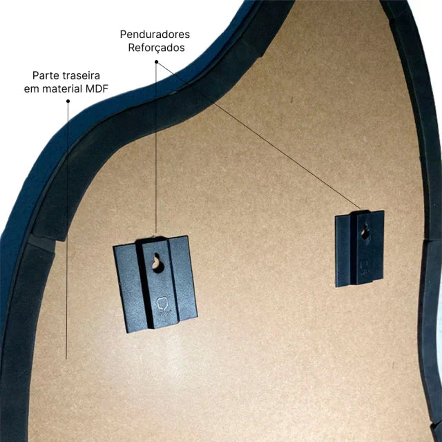 Full Body Fire Mirror 170 × 70 cm – Evervale